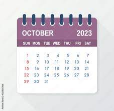 october calendar