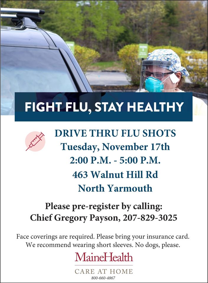 flu shot clinic november 17th