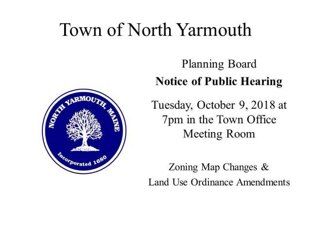 notice of public hearing