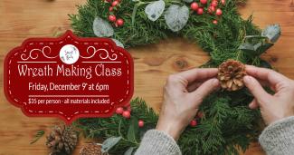 wreath making class
