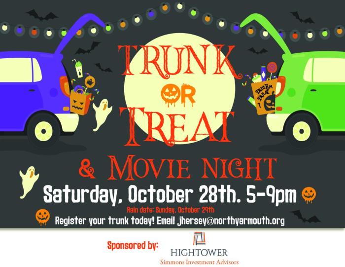 trunk or treat and movie night