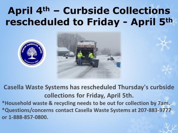 Thursday Curbside Collections