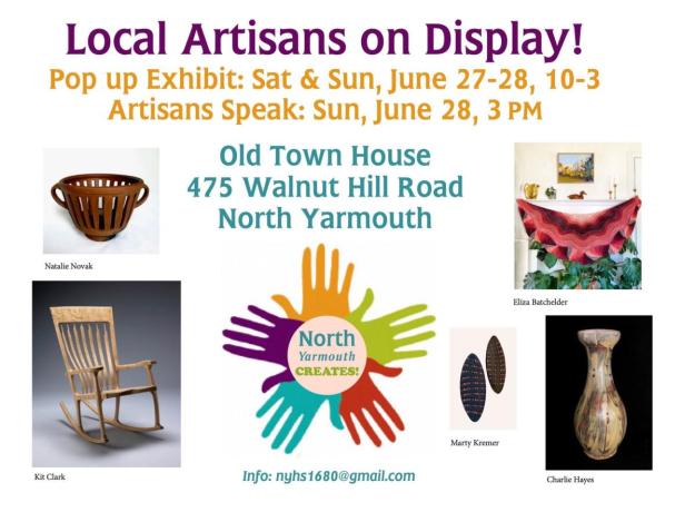 LOCAL ARTISSANS ON DISPLAY