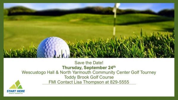 save the date - golf tournament