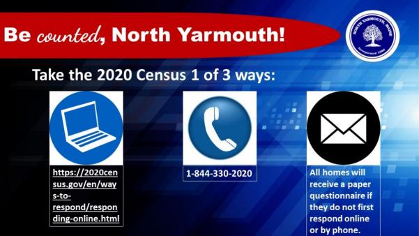 be counted north yarmouth 2020 us census
