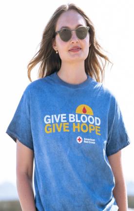 receive this t-shirt for your blood donation