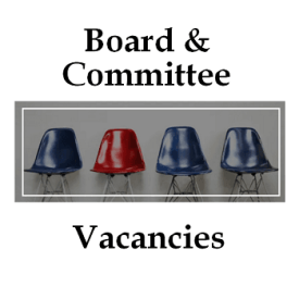board and committee vacancies