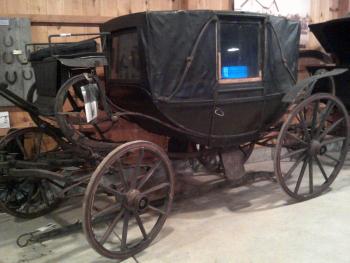 A well-designed vehicle featured in Skyline Farm Carriage Museum’s current exhibit. 