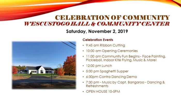 Celebration of Community November 2nd