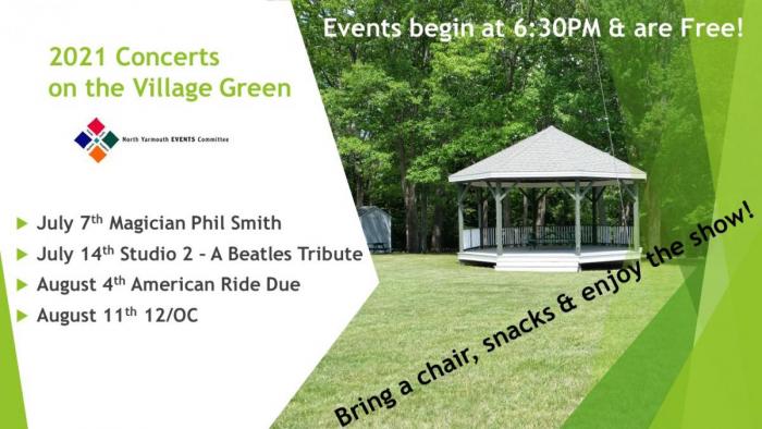 2021 Concerts on the village green