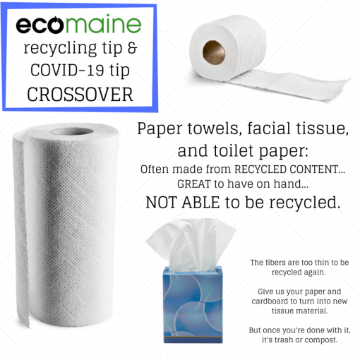 ECOMAINE COVID 19 RECYCLING TIP