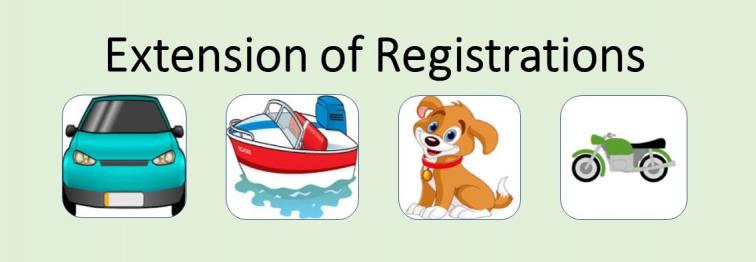 extentions of Registrations