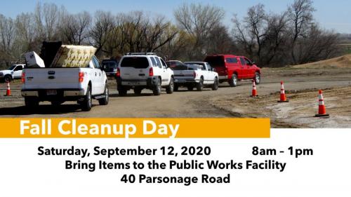 Fall Cleanup Day September 12,2020
