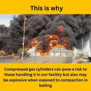 no gas containers
