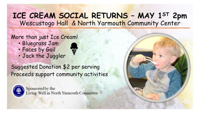 ice cream social may 1st 2pm