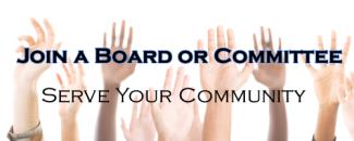 join a board or committee