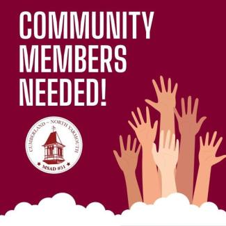 community members needed for msad boards