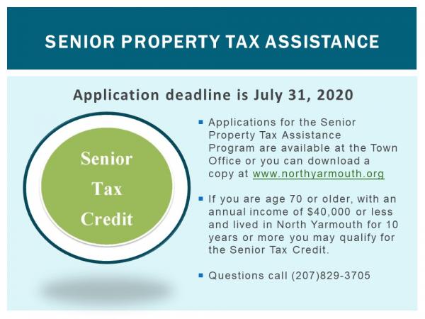 senior property tax assistance