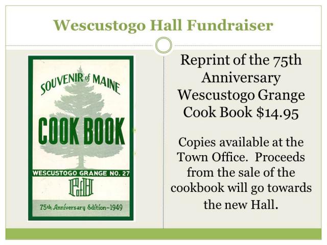 cook book fund raiser