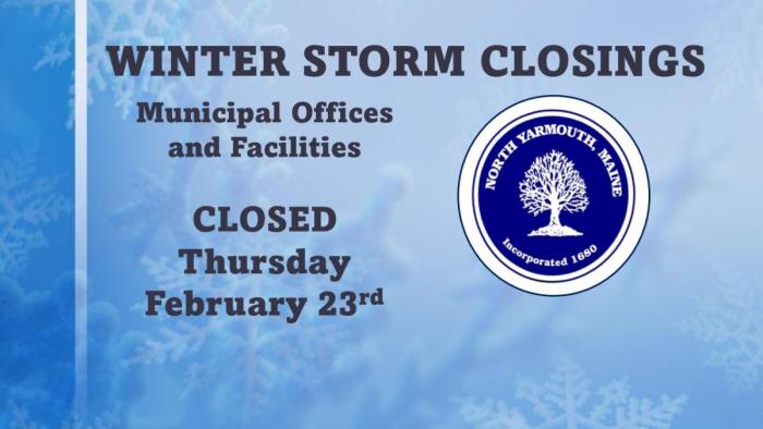 closed february 23rd