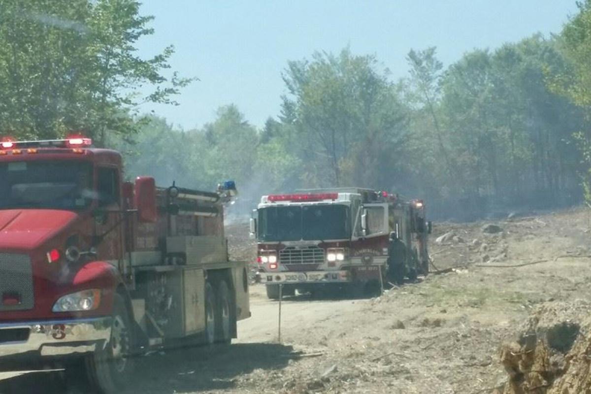 Mutual Aid to Gray for a Woods Fire 5-23-2015