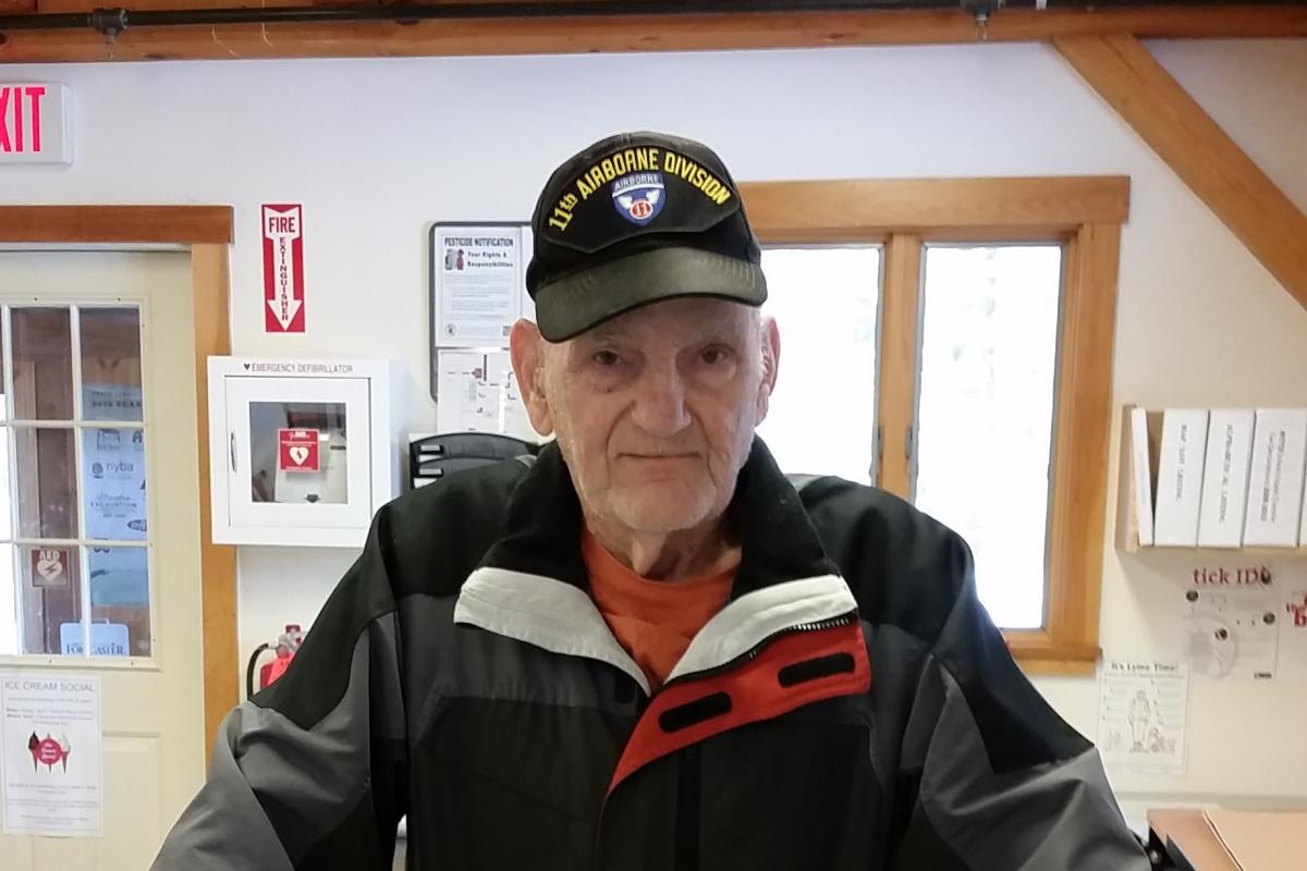 WWII Veteran Silas Peaslee Army 11th Airborne Division 2017