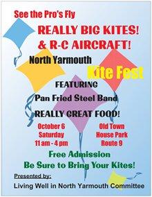 second annual North Yarmouth Kite Festival is set for Saturday, October 6