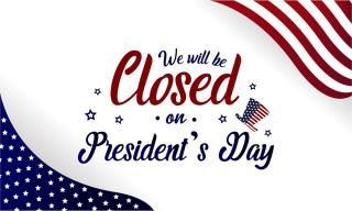 closed for presidents day