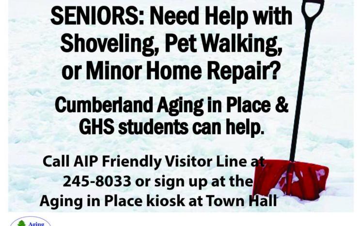 Winter Help for North Yarmouth Seniors