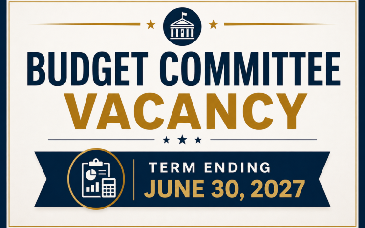 budget committee vacancy