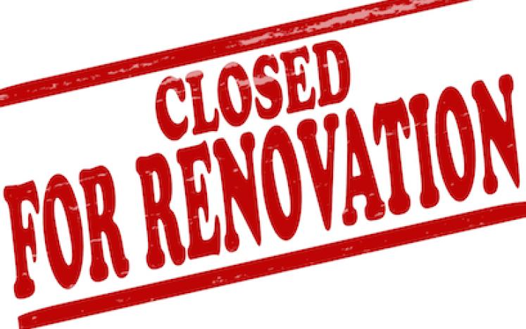 closed for renovations