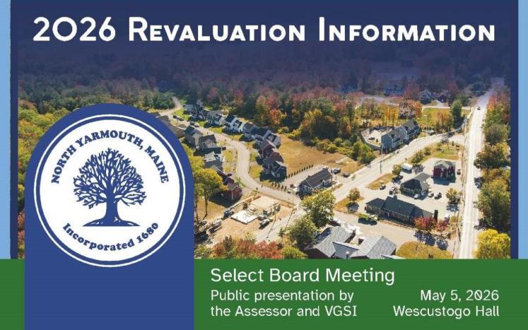 2026 Revaluation Information Meeting May 5th 6:30PM